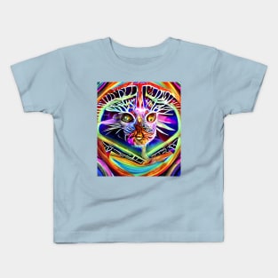 Self-Transforming Alien - Trippy Psychedelic Art Kids T-Shirt